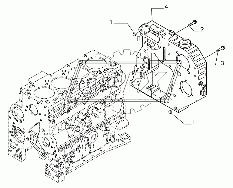 GEAR COVER ­ REAR HOUSING