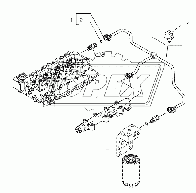 FUEL INJECTION SYSTEM ­ DRAIN LINE