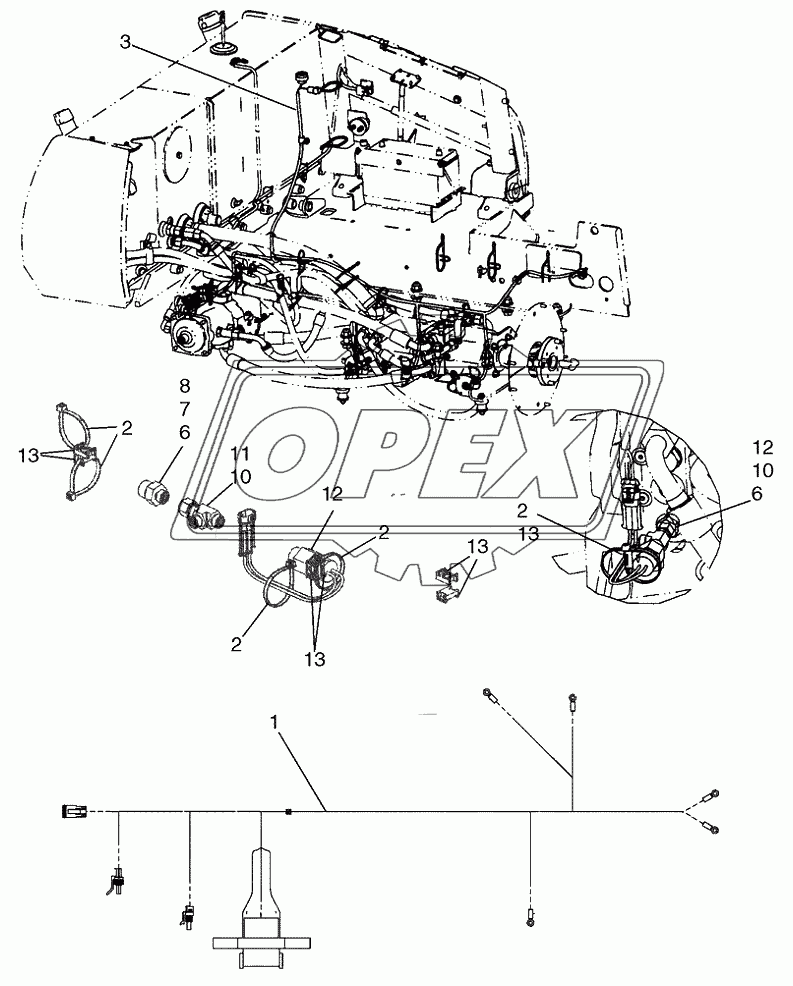 HARNESS, REAR WIRE HARNESS