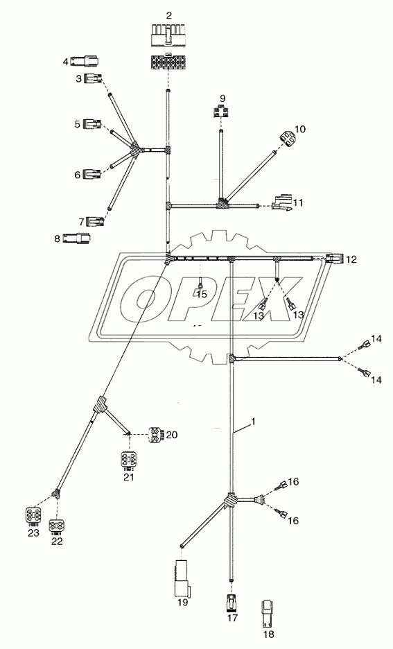 HARNESS ­ CAB LIGHTS