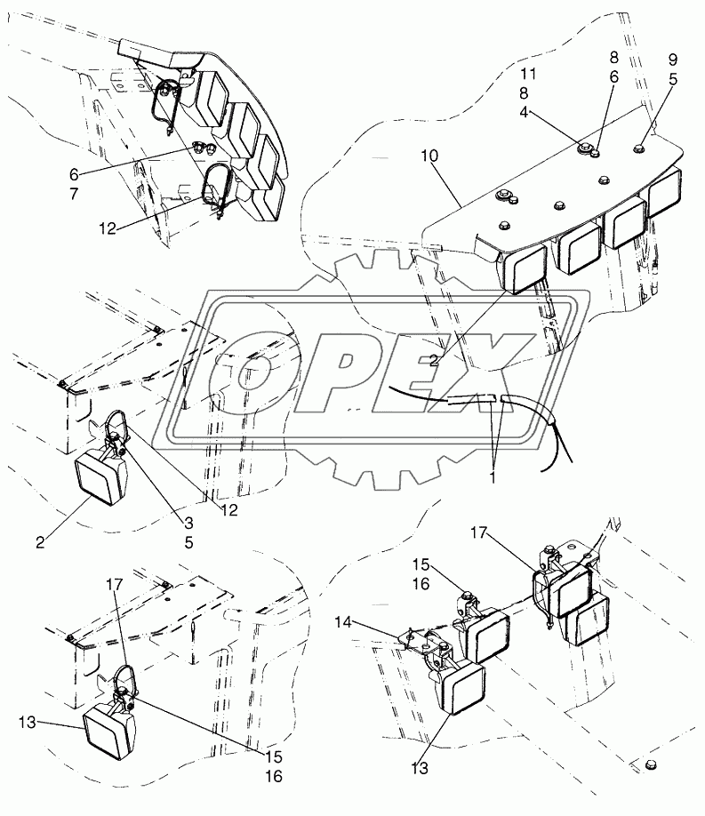 HARNESS, LAMP ­ CAB