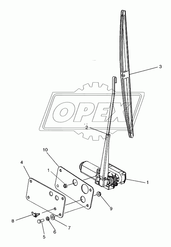 WIPER, REAR ­ CAB