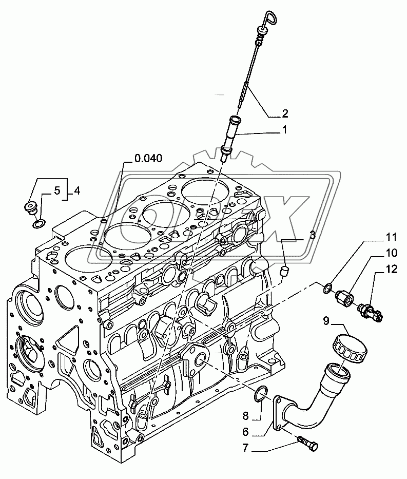 Двигатель масляный 1