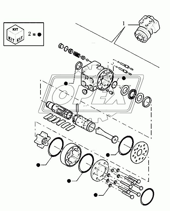 Двигатель рулевого привода 2