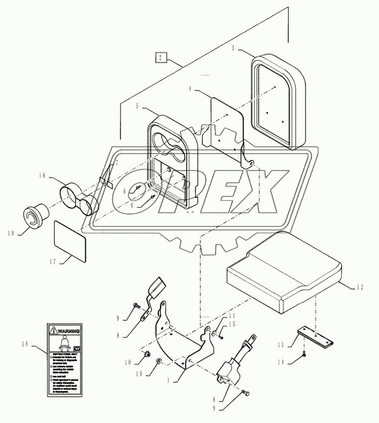 (90.151.03) - SEAT - ASSY - NON-INSTRUCTIONAL