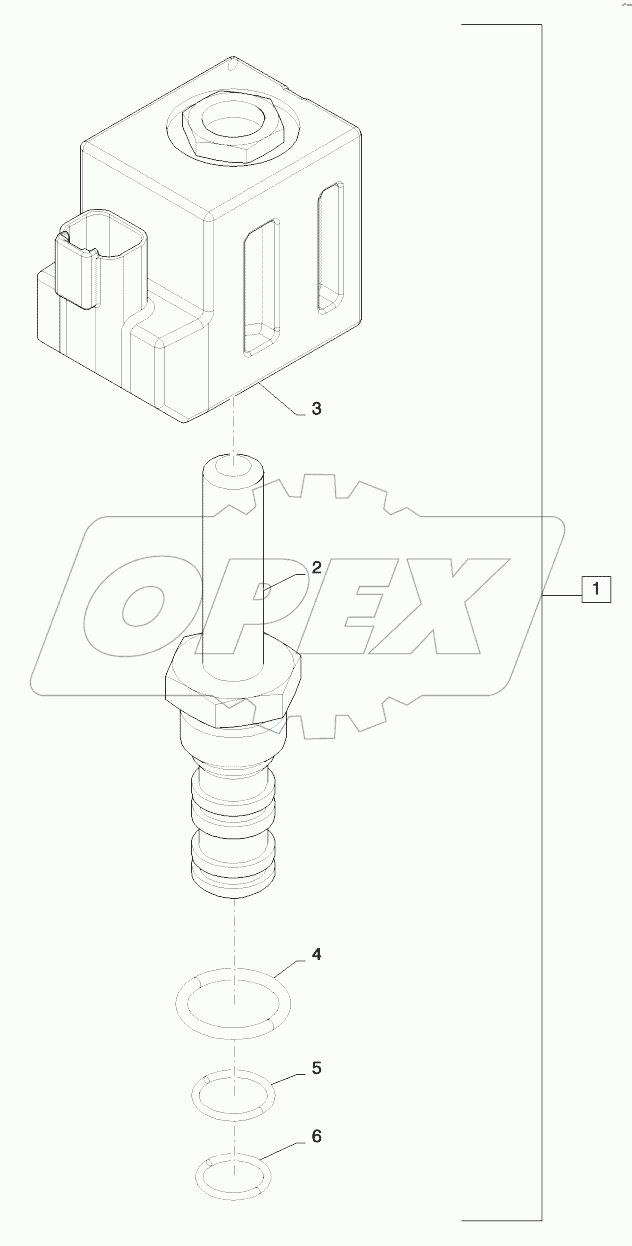  SOLENOID VALVE, DIFFERENTIAL LOCK