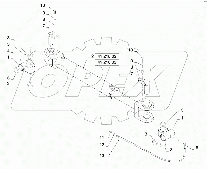  STEERING CYLINDER, ATTACHMENTS