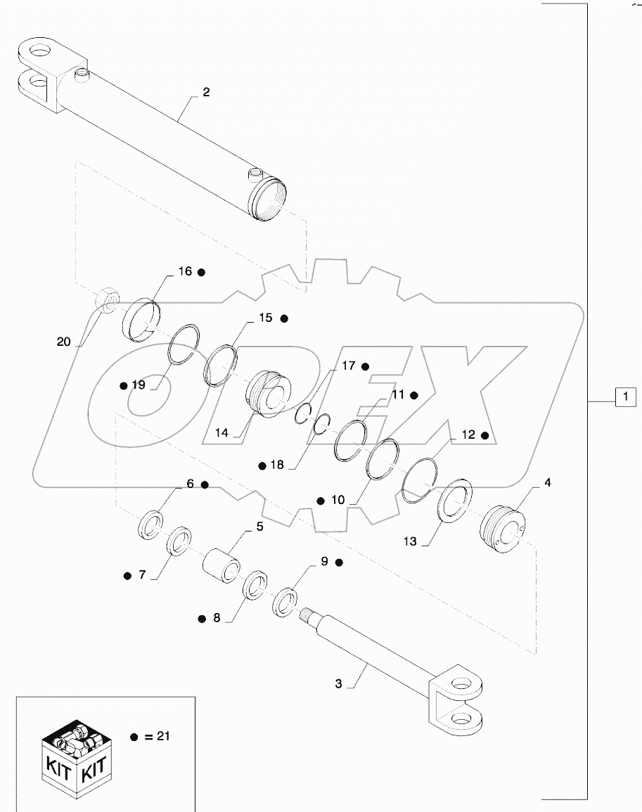  STEERING CYLINDER - T9.615
