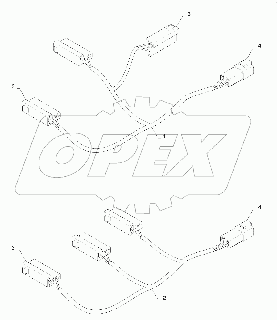  HARNESS - WASHER BOTTLE