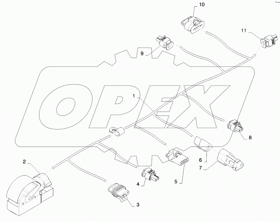  HARNESS - SCR CHASSIS
