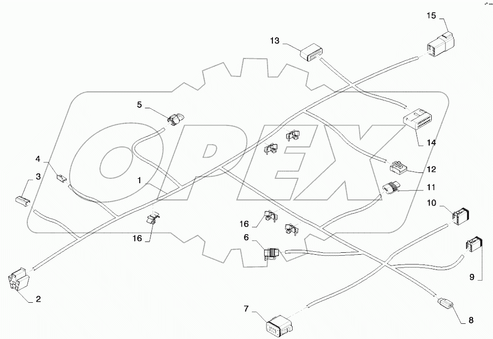 HARNESS - FRONT DASH