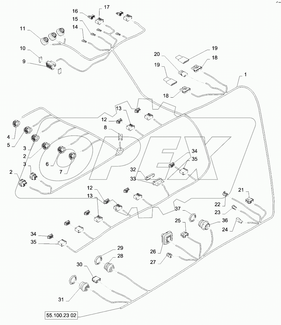 HARNESS - MAIN CAB - EUROPE