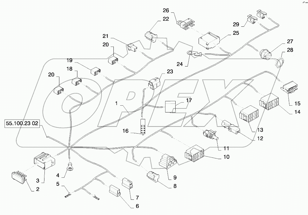  HARNESS - MAIN CAB - EUROPE