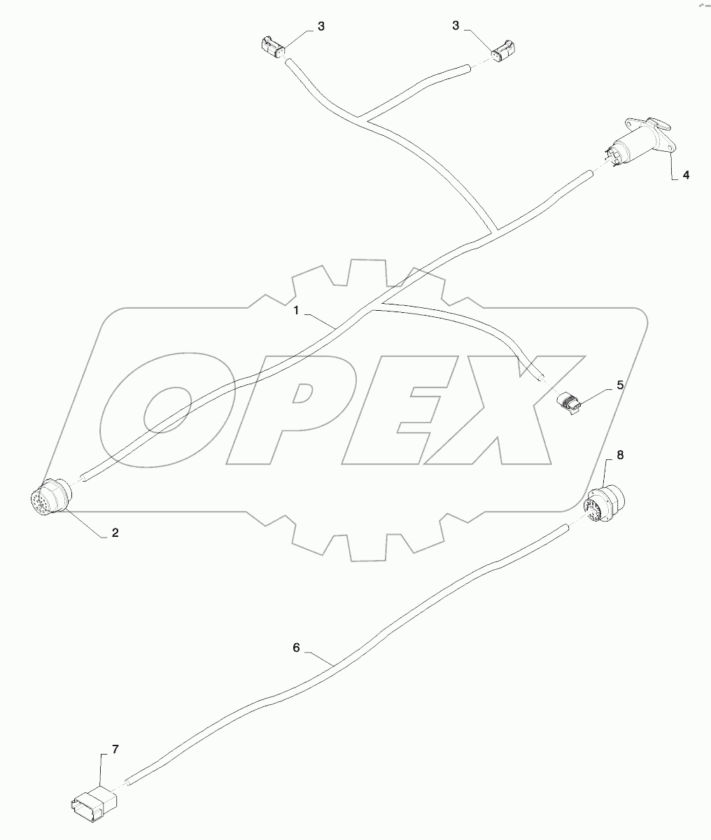  HARNESS - THREE POINT HITCH
