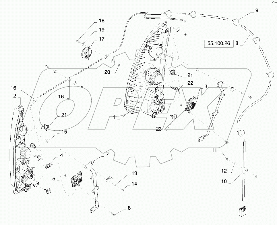  HEADLIGHTS - CHASSIS