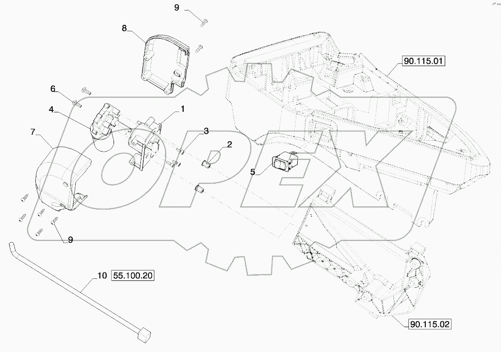  ARMREST CONTROLS - ELECTRIC ADJUST