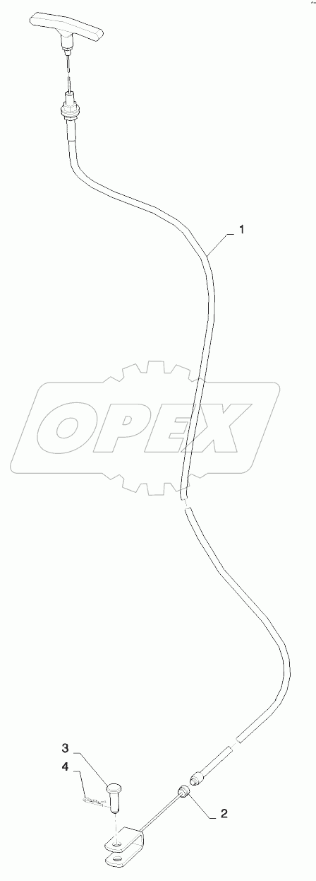  CABLE - TOW VALVE CONTROL