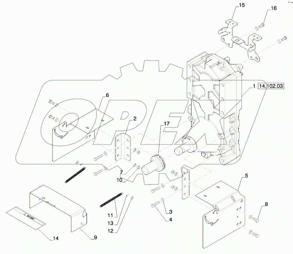  PTO - TRANSFER CASE MOUNTING
