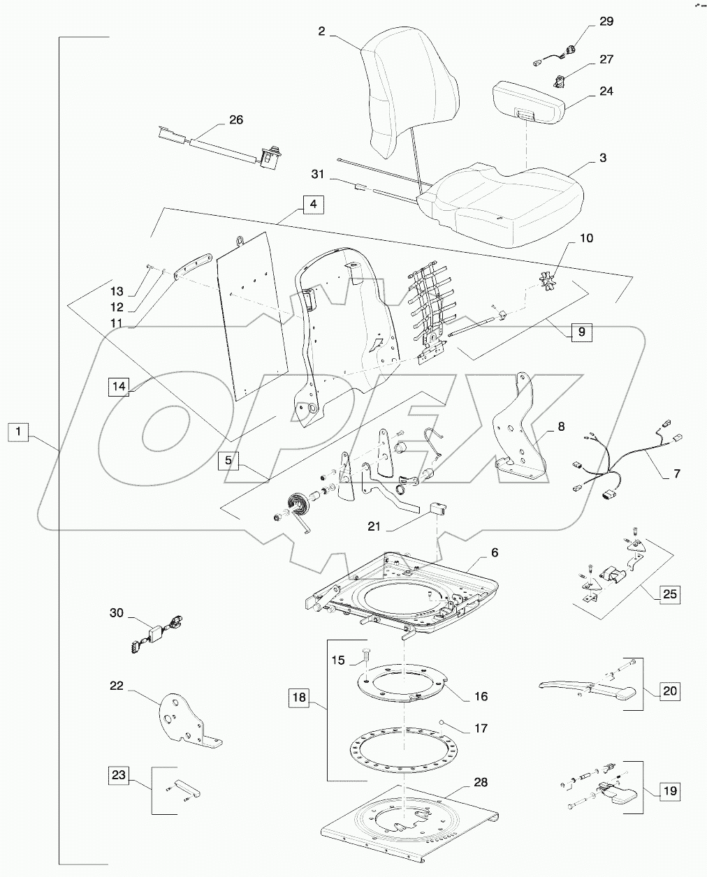  SEAT - CUSHION ASSEMBLY