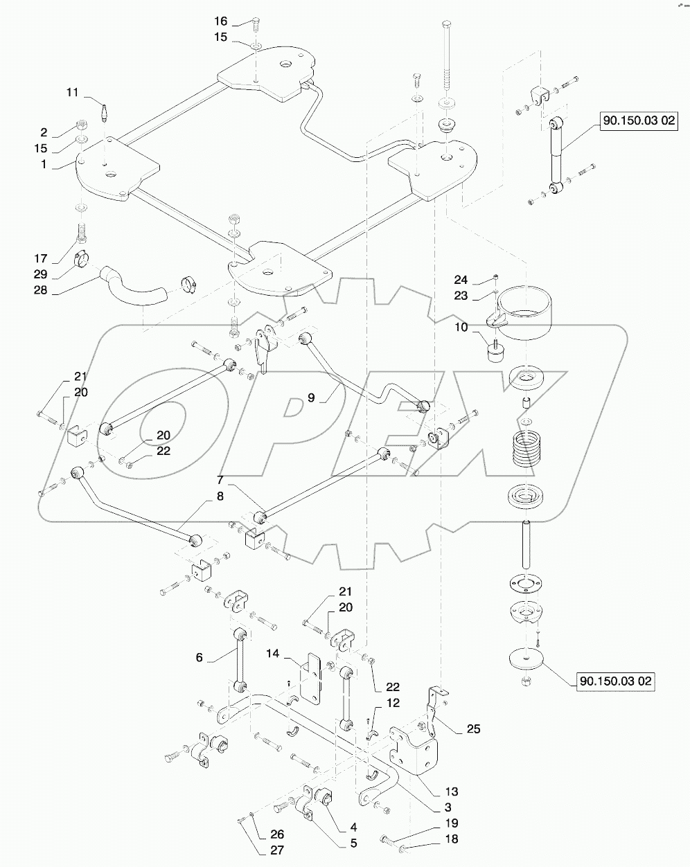  CAB MOUNTING, SUSPENSION