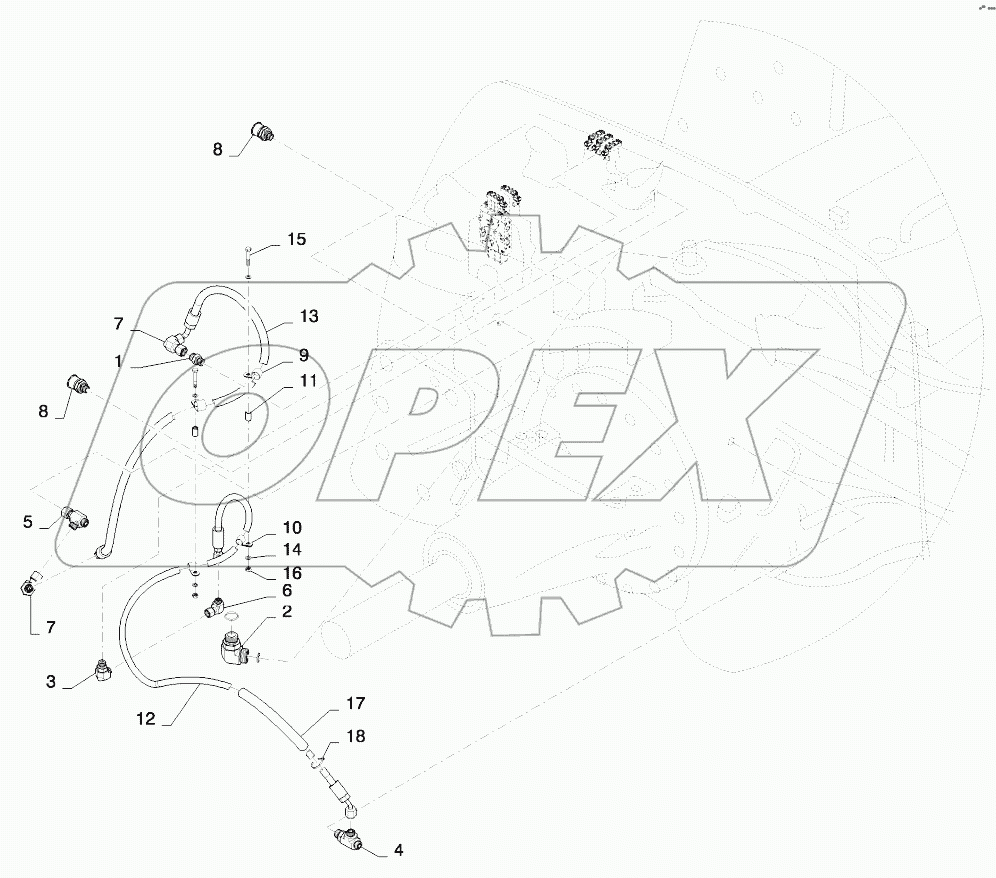  TRAILER BRAKES - HYDRAULIC LAYOUT