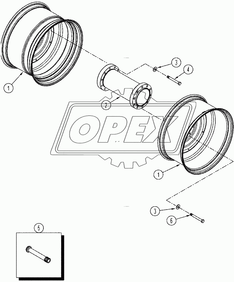 WHEELS TRIPLES WITH SPACERS