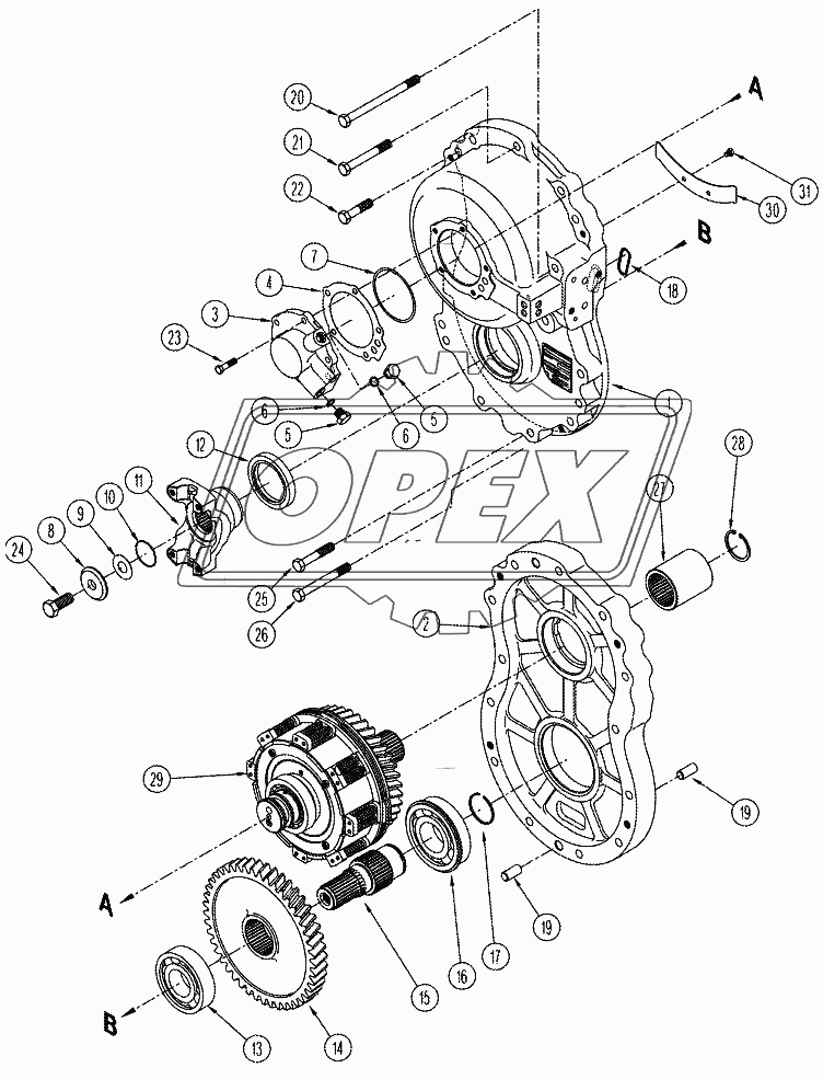 POWER TAKEOFF CLUTCH ASSEMBLY