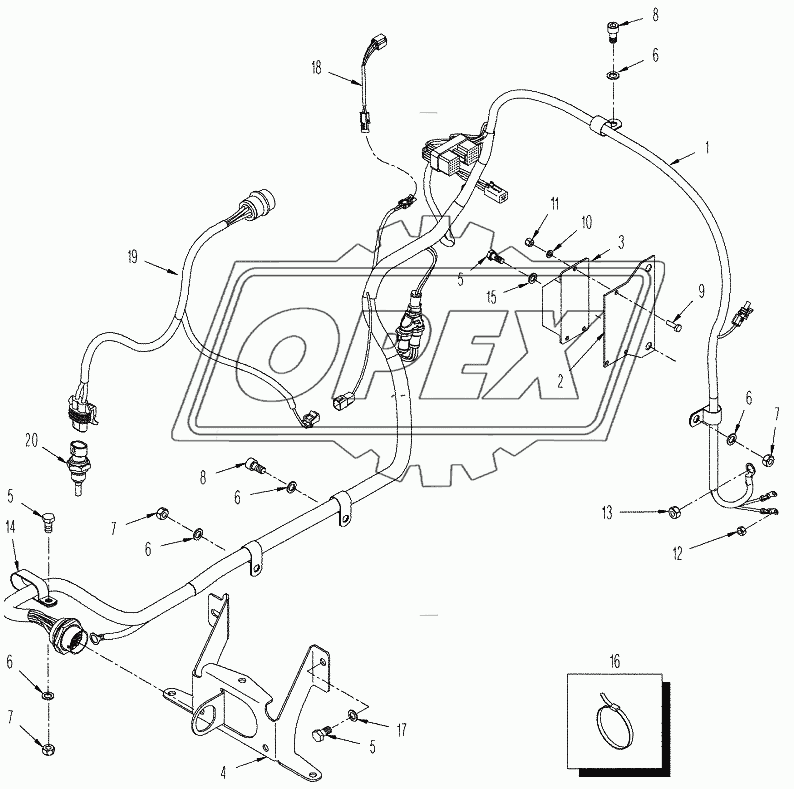 HARNESS, ENGINE, BSN RVS002701