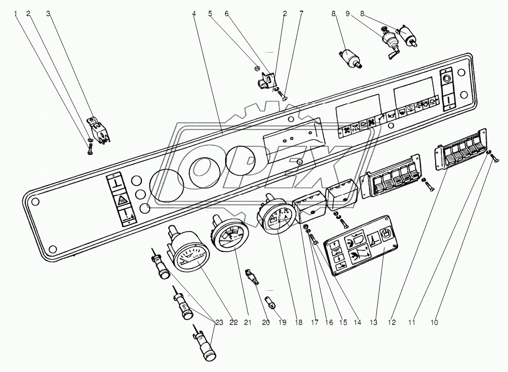 95-3701110 Панель приборная