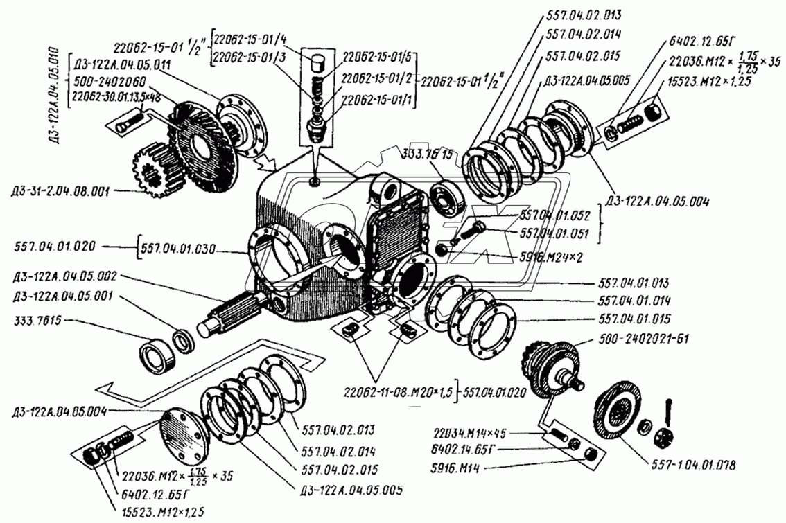 Редуктор ДЗ-122А.04.05.000 1