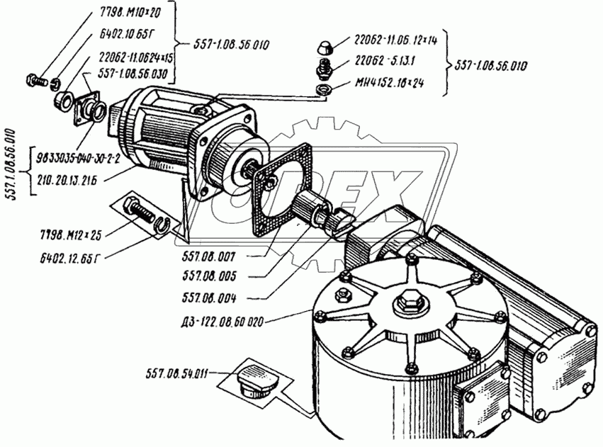 Редуктор ДЗ-122.08.60.000 1
