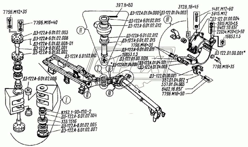 Рама ДЗ-122А-6.01.00.000