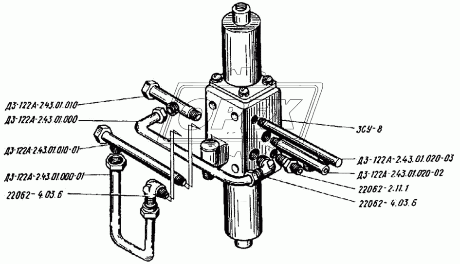 Гидрораспределитель ДЗ-122А-6.08.08.000
