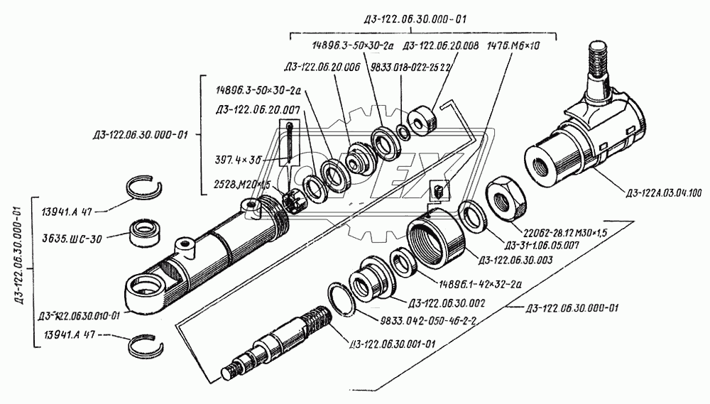 Цилиндр ДЗ-122А.03.05.000