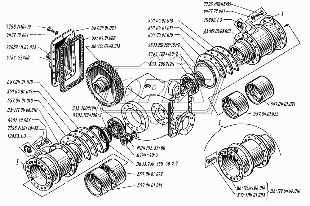 Редуктор ДЗ-122А.04.05.0004