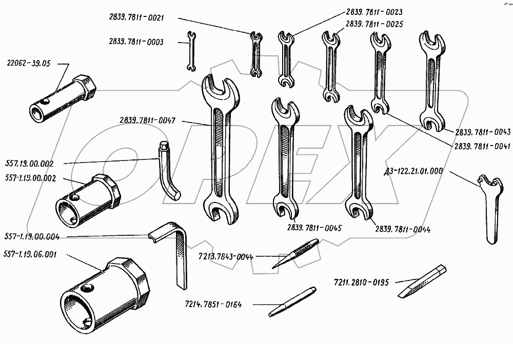 ЗИП ДЗ-122А.21.00.000