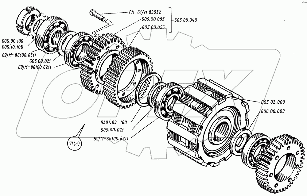Коробка передач У35605.32.000