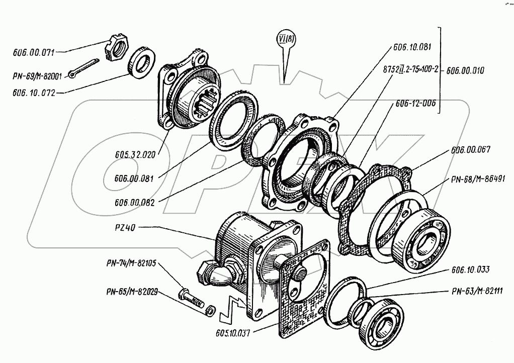 Коробка передач У35605.32.000