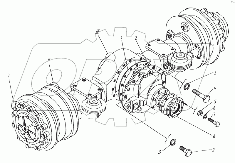 ТО-30.22.00.000. Мост ведущий