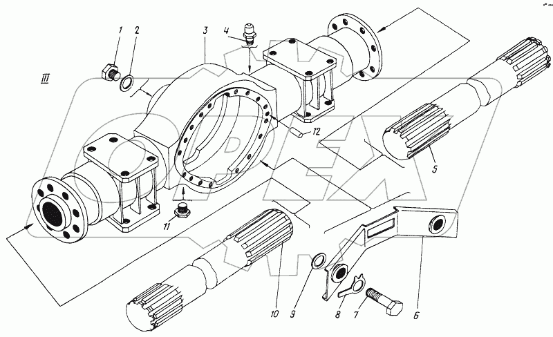 ТО-30.22.00.000. Мост ведущий