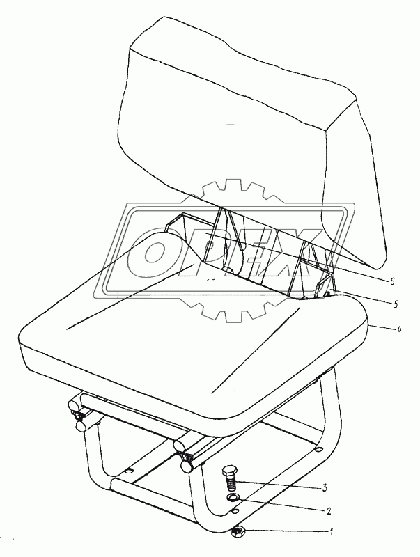 ТО-30.70.04.000. Сиденье