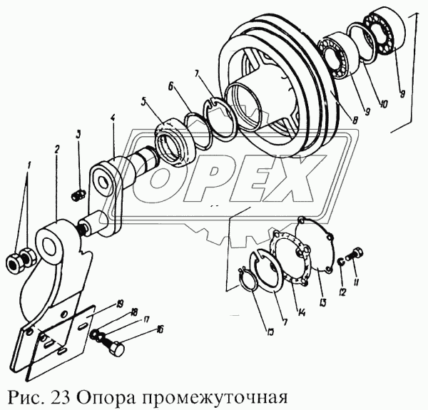 Опора промежуточная