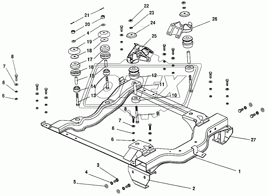 Подвеска двигателя
