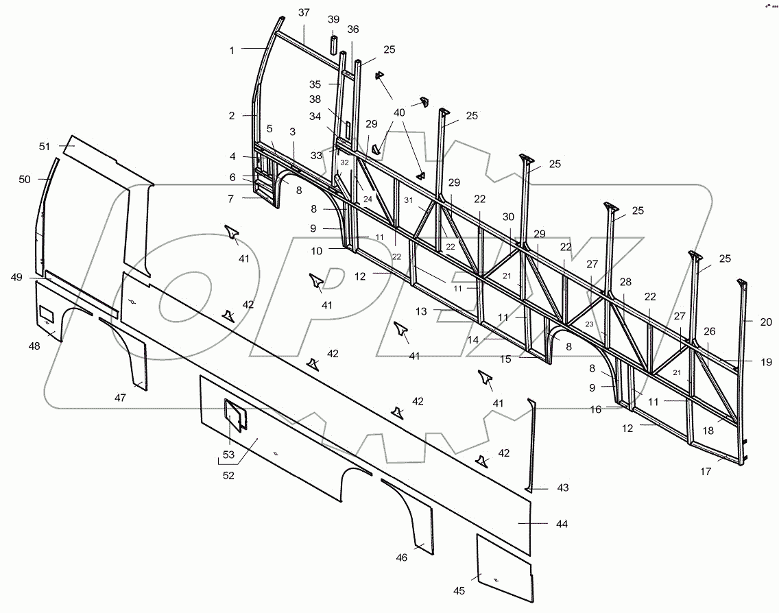  Боковина левая