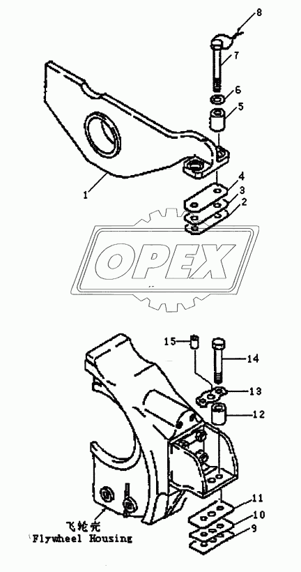 ENGINE MOUNT (PD165Y, PD165YS)