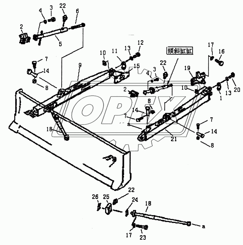 STRAIGHT TILT FRAME (PD165YG)