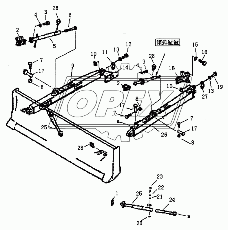 STRAIGHT TILT FRAME (PD165Y-1)