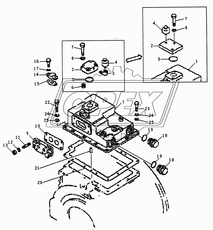 TRANSMISSION CASE COVER (PD165Y, PD165YS)