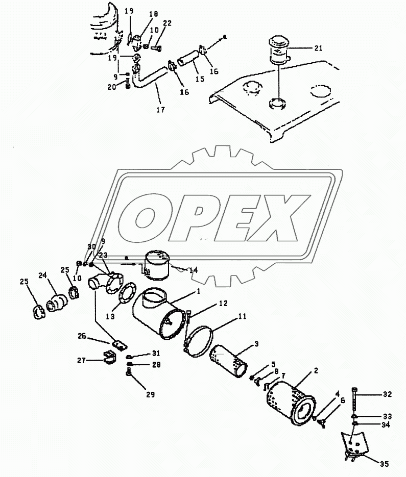 INTAKE ASSY (PD165Y, PD165YS)