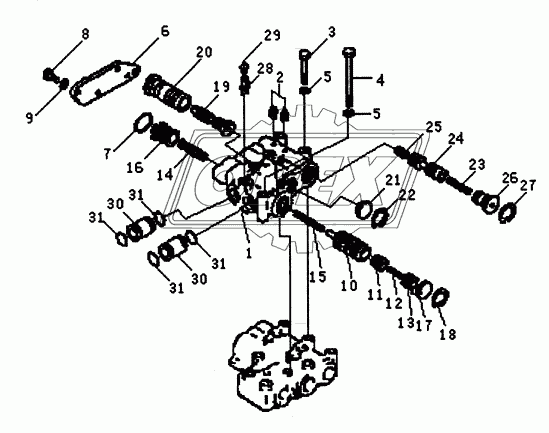 TRANSMISSION CONTROL VALVE (PD165Y, PD165YS) (2/2)